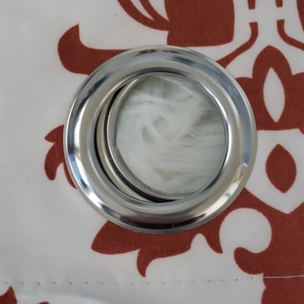*PRICE DROP-FINAL PRICE* One curtain panel with top grommets in Rust NWOT